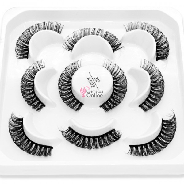 Gene false tip banda 5 perechi Amelie 3D Luxury Reutilizabile curbura DD Cod K002